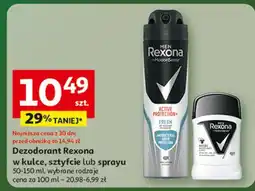 Auchan Antyperspirant black + white Rexona Invisible oferta
