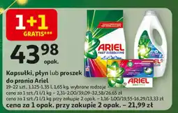 Auchan Płyn do prania lenor Ariel oferta