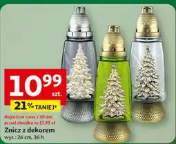 Auchan Znicz z dekorem 36h oferta