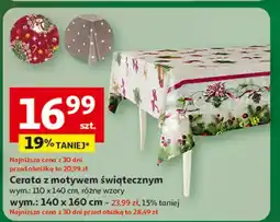 Auchan Cerata świąteczna 140 x 160 cm oferta