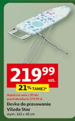 Auchan Deska do prasowania star plus Vileda oferta