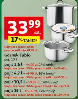 Auchan Garnek fabio 15 l Valdinox oferta