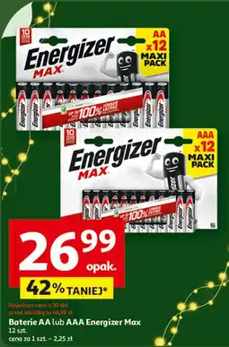 Auchan Baterie aaa Energizer Max oferta