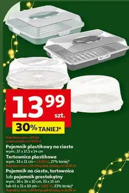 Auchan Pojemnik na ciasto 45 x 31 10 cm oferta