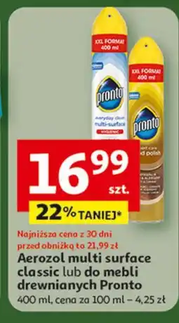 Auchan Spray przeciw kurzowi jasmine Pronto Multi Surface oferta