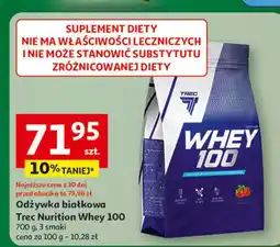 Auchan Odżywka białkowa truskawkowa Trec Whey 100 oferta
