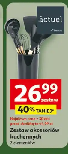 Auchan Zestaw akcesoriów kuchennych Actuel oferta