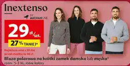 Auchan Bluza polarowa męska s-3xl Inextenso By Auchan oferta