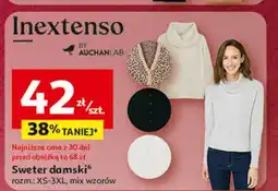Auchan Sweter damski xs-3xl Inextenso By Auchan oferta