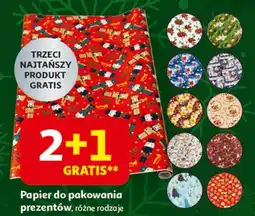 Auchan Papier do pakowania prezentów oferta