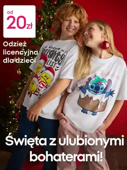 Pepco Odzież licencyjna dla dzieci - koszulki z nadrukiem bohaterów oferta