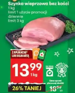 Delikatesy Centrum Szynka wieprzowa bez kości 1 kg oferta