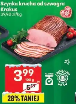 Delikatesy Centrum Szynka krucha od szwagra Krakus 100 g oferta