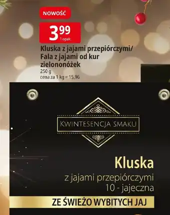 Kluska z jajami przepiórczymi/ Fala z jajami od kur
