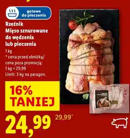 Lidl Mięso sznurowane do wędzenia lub pieczenia Rzeźnik oferta