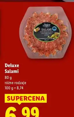 Lidl Salami różne rodzaje Deluxe oferta