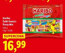 Lidl Żelki Santa's Party Mix Haribo oferta