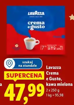 Lidl Kawa mielona Crema e Gusto Lavazza oferta