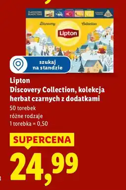 Lidl Kolekcja herbat czarnych z dodatkami Discovery Collection, Lipton oferta