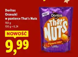 Lidl Orzeszki w panierce That's Nuts Doritos oferta