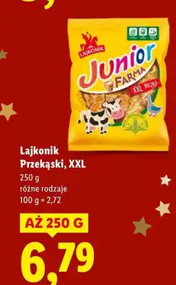 Lidl Przekąski XXL Lajkonik oferta