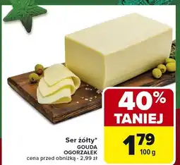 Carrefour Market Ser żółty GOUDA Ogorzałek oferta