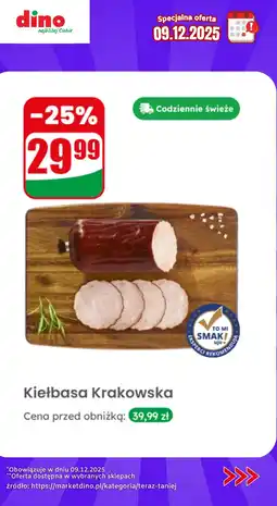 Dino Kiełbasa Krakowska Dino oferta