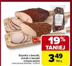 Carrefour Szynka z beczki STANISŁAWÓW oferta