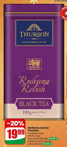 Dino Herbata czarna Thurson Ruhuna Relish Black Tea oferta