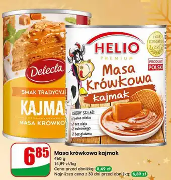 Dino Masa krówkowa kajmak Helio oferta