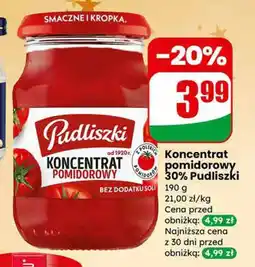 Dino Koncentrat pomidorowy 30% Pudliszki oferta