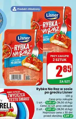 Dino Rybka Na Raz w sosie po grecku Lisner oferta