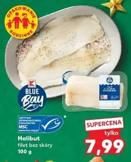 Kaufland Halibut filet bez skóry 100 g BLUE BAY oferta