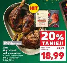 Kaufland Nogi z kaczki wolno gotowane z sosem żurawinowym 100 g AMI oferta