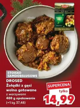 Kaufland Żołądki z gęsi wolno gotowane z warzywami 400 g DROSED oferta