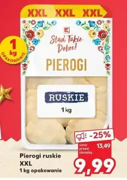 Kaufland Pierogi ruskie XXL 1 kg Stąd takie Dobre oferta