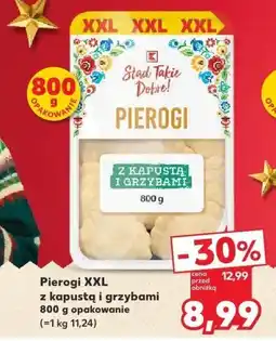 Kaufland Pierogi XXL z kapustą i grzybami 800 g Stąd takie Dobre oferta
