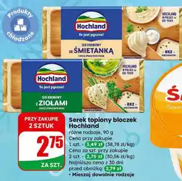 Dino Serek topiony bloczek Hochland z ziołami oferta