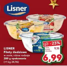 Kaufland Filety śledziowe w sosie różne rodzaje 280 g Lisner oferta