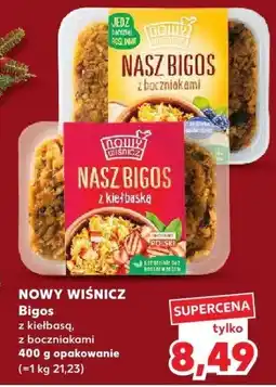 Kaufland Bigos z kiełbasą 400 g NOWY WIŚNICZ oferta