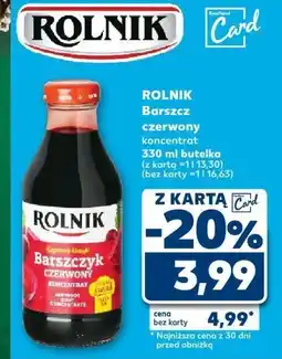 Kaufland Barszcz czerwony koncentrat 330 ml ROLNIK oferta