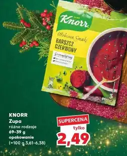 Kaufland Zupa barszcz czerwony KNORR oferta