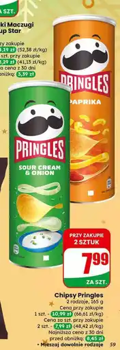Dino Chipsy Pringles różne rodzaje oferta