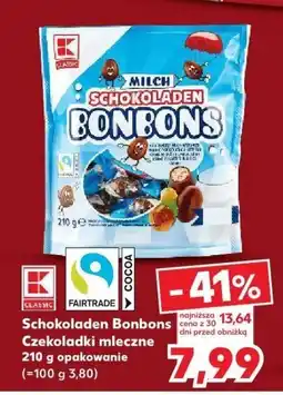 Kaufland Czekoladki mleczne Schokoladen Bonbons K-WINTER EDITION oferta