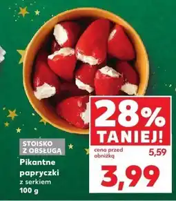 Kaufland Pikantne papryczki z serkiem Stoisko z obsługą oferta