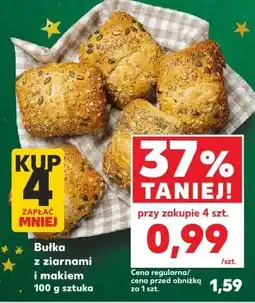 Kaufland Bułka z ziarnami i makkiem Kaufland oferta