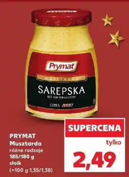 Kaufland Musztarda różne rodzaje Prymat oferta