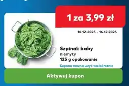 Kaufland Szpinak baby niemyty Kaufland oferta