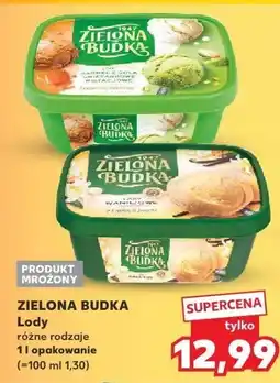 Kaufland Lody różne rodzaje 1 l Zielona Budka oferta