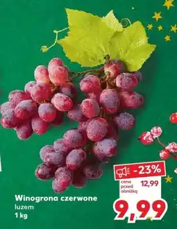 Kaufland Owoc Winogrona czerwone luzem 1 kg Kaufland oferta
